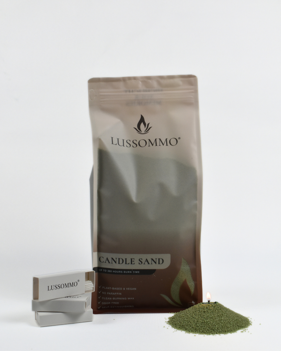Kaarsenzand - Olive green