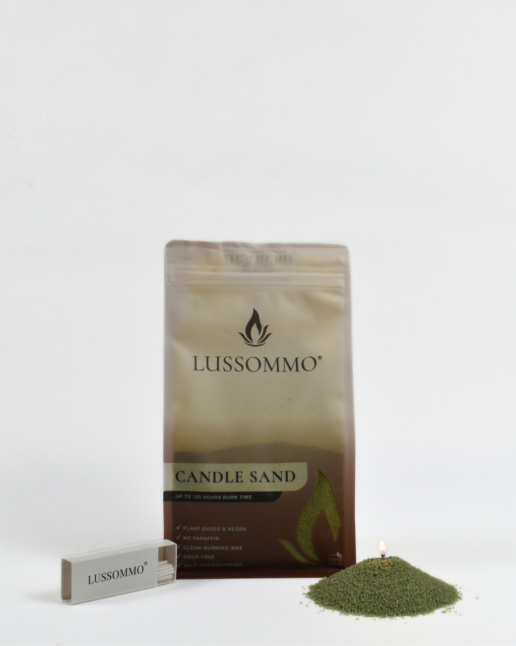 Kaarsenzand - Olive green
